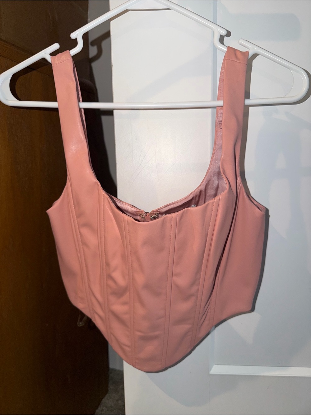 Fashion Nova Blush Pink Corset Cami